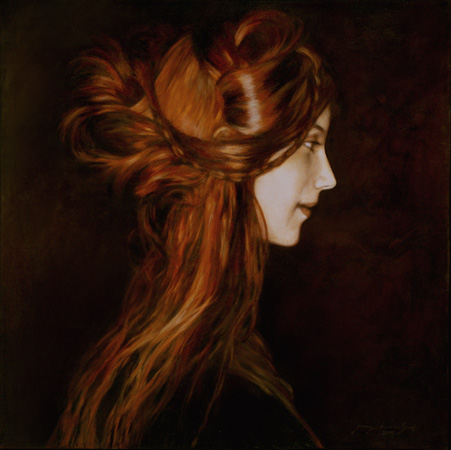 “Woman with the Red Hair” by Jenny Harmon-Scott.
